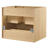 Modway Furniture Render 24" Wall-Mount Bathroom Vanity Cabinet XRXT Oak EEI-4338-OAK