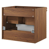 Modway Furniture Render 24" Wall-Mount Bathroom Vanity Cabinet XRXT White Walnut EEI-4338-WHI-WAL