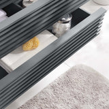 Modway Furniture Render 36" Wall-Mount Bathroom Vanity Cabinet XRXT Gray EEI-4339-GRY