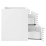 Modway Furniture Render 36" Wall-Mount Bathroom Vanity Cabinet XRXT White EEI-4339-WHI