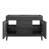 Modway Furniture Render 48" Single Bathroom Vanity Cabinet XRXT Charcoal EEI-4341-CHA