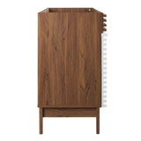 Modway Furniture Render 48" Single Bathroom Vanity Cabinet XRXT White Walnut EEI-4341-WHI-WAL