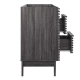 Modway Furniture Render 48" Double Bathroom Vanity Cabinet XRXT Charcoal EEI-4342-CHA