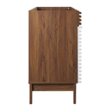 Modway Furniture Render 48" Double Bathroom Vanity Cabinet XRXT White Walnut EEI-4342-WHI-WAL