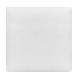 Commix Down Filled Overstuffed Performance Velvet Ottoman White EEI-4365-WHI