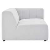 Bartlett Upholstered Fabric Right-Arm Chair Ivory EEI-4394-IVO