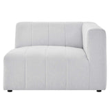 Bartlett Upholstered Fabric Right-Arm Chair Ivory EEI-4394-IVO