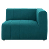 Bartlett Upholstered Fabric Right-Arm Chair Teal EEI-4394-TEA