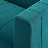 Bartlett Upholstered Fabric Right-Arm Chair Teal EEI-4394-TEA