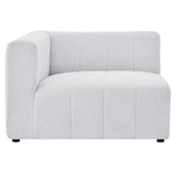 Bartlett Upholstered Fabric Left-Arm Chair Ivory EEI-4396-IVO