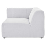 Bartlett Upholstered Fabric Left-Arm Chair Ivory EEI-4396-IVO