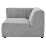 Bartlett Upholstered Fabric Left-Arm Chair Light Gray EEI-4396-LGR