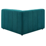 Bartlett Upholstered Fabric Left-Arm Chair Teal EEI-4396-TEA