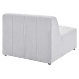 Bartlett Upholstered Fabric Armless Chair Ivory EEI-4398-IVO