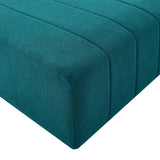 Bartlett Upholstered Fabric Armless Chair Teal EEI-4398-TEA