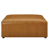 Bartlett Vegan Leather Ottoman Tan EEI-4401-TAN