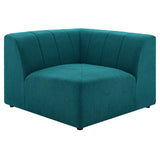 Bartlett Upholstered Fabric Corner Chair Teal EEI-4402-TEA