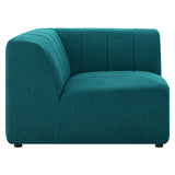 Bartlett Upholstered Fabric Corner Chair Teal EEI-4402-TEA