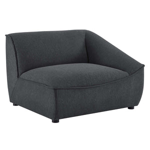 Comprise Right-Arm Sectional Sofa Chair Charcoal EEI-4416-CHA