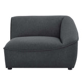 Comprise Right-Arm Sectional Sofa Chair Charcoal EEI-4416-CHA