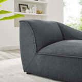 Comprise Right-Arm Sectional Sofa Chair Charcoal EEI-4416-CHA