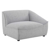 Comprise Right-Arm Sectional Sofa Chair Light Gray EEI-4416-LGR