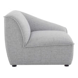 Comprise Right-Arm Sectional Sofa Chair Light Gray EEI-4416-LGR