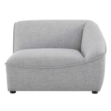 Comprise Right-Arm Sectional Sofa Chair Light Gray EEI-4416-LGR