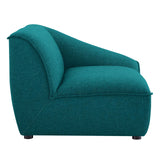 Comprise Right-Arm Sectional Sofa Chair Teal EEI-4416-TEA