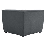 Comprise Corner Sectional Sofa Chair Charcoal EEI-4417-CHA