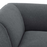 Comprise Corner Sectional Sofa Chair Charcoal EEI-4417-CHA