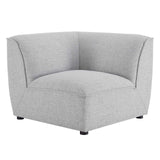 Comprise Corner Sectional Sofa Chair Light Gray EEI-4417-LGR