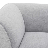 Comprise Corner Sectional Sofa Chair Light Gray EEI-4417-LGR