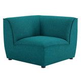 Comprise Corner Sectional Sofa Chair Teal EEI-4417-TEA