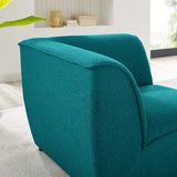 Comprise Corner Sectional Sofa Chair Teal EEI-4417-TEA