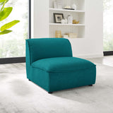 Comprise Armless Chair Teal EEI-4418-TEA