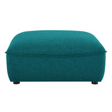 Comprise Sectional Sofa Ottoman Teal EEI-4419-TEA