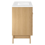 Modway Furniture Render 36" Bathroom Vanity XRXT Oak White EEI-4437-OAK-WHI