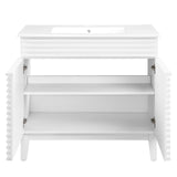 Modway Furniture Render 36" Bathroom Vanity XRXT White White EEI-4437-WHI-WHI