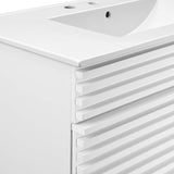 Modway Furniture Render 36" Bathroom Vanity XRXT White White EEI-4437-WHI-WHI