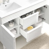 Modway Furniture Render 48" Double Sink Bathroom Vanity XRXT White White EEI-4441-WHI-WHI