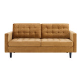 Exalt Tufted Performance Velvet Sofa Cognac EEI-4444-COG