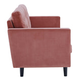 Exalt Tufted Performance Velvet Sofa Dusty Rose EEI-4444-DUS