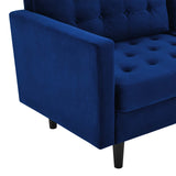 Exalt Tufted Performance Velvet Sofa Navy EEI-4444-NAV