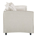 Avalon Slipcover Fabric Sofa Beige EEI-4449-BEI