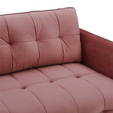 Cameron Tufted Performance Velvet Sofa Dusty Rose EEI-4450-DUS