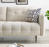 Cameron Tufted Fabric Sofa Beige EEI-4451-BEI