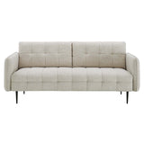 Cameron Tufted Fabric Sofa Beige EEI-4451-BEI