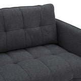 Cameron Tufted Fabric Sofa Charcoal EEI-4451-CHA