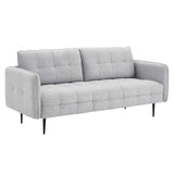 Cameron Tufted Fabric Sofa Light Gray EEI-4451-LGR